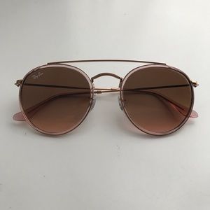 Ray Ban Round Double Bridge Sunglasses